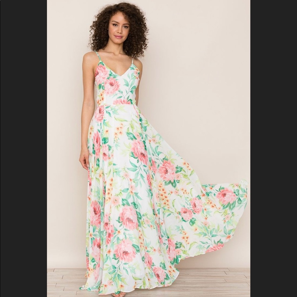 Yumi Kim Floral Peony Maxi Dress (NWT, Small)
